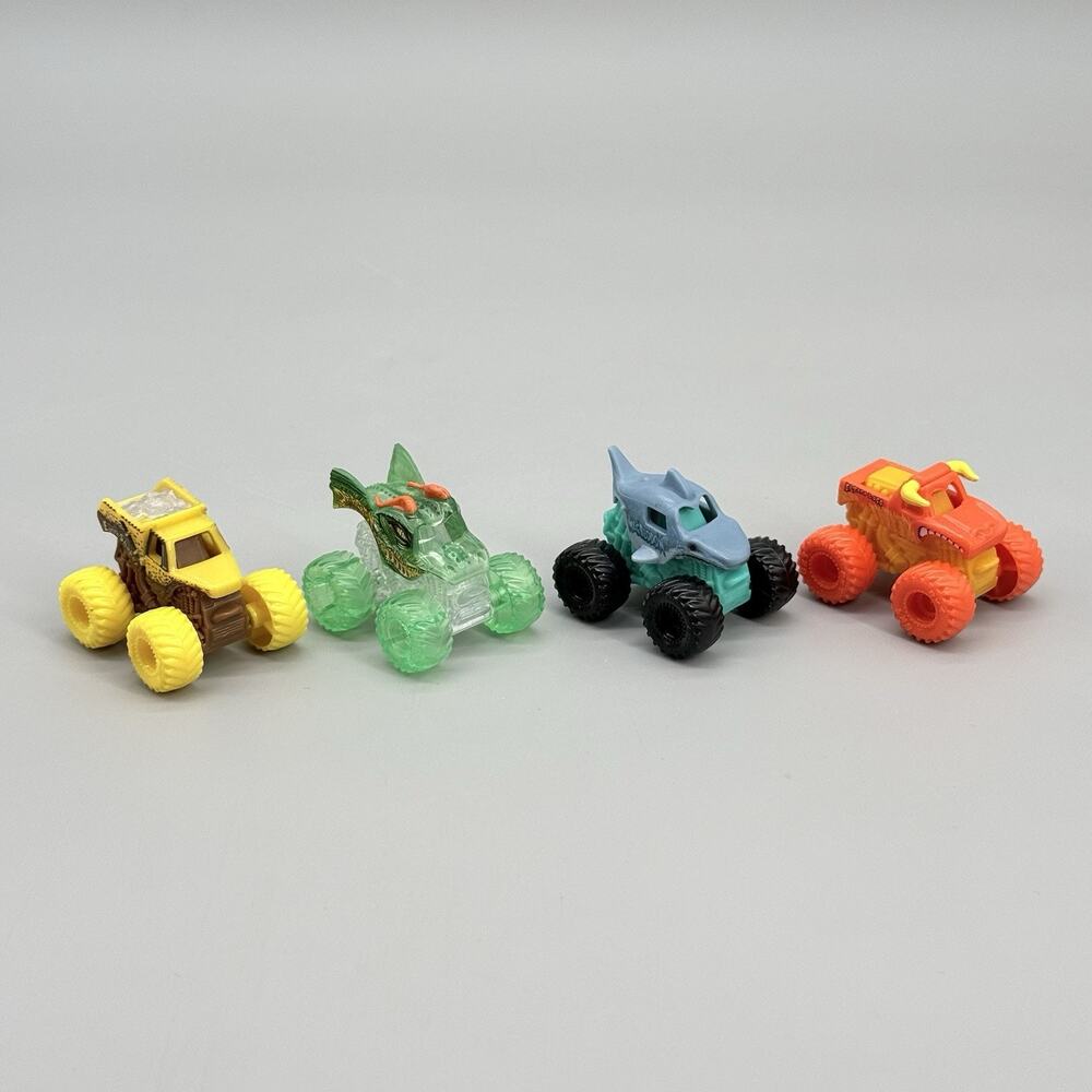 Monster Jam Minis Series Lot Monster Trucks 1:87 El Toro X-Ray Dragon Megalodon